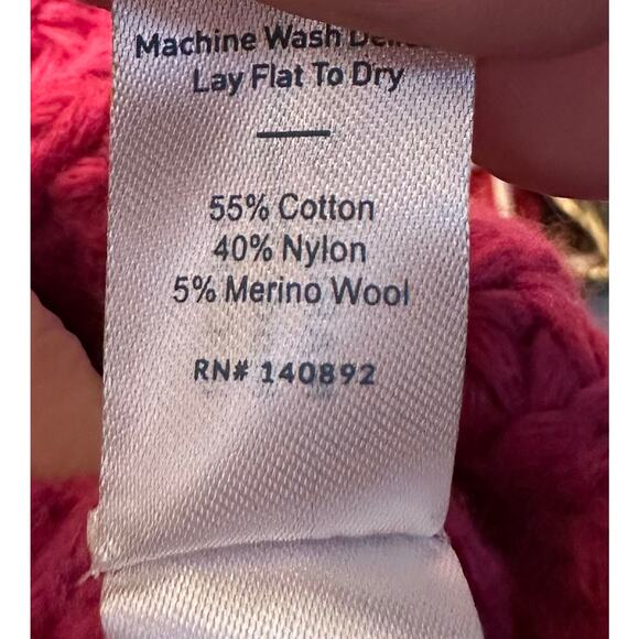 MARINE LAYER Oversized Crewneck Sweater Rose Violet Size Small New with tags - Picture 6 of 6